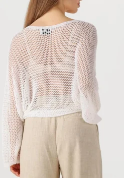 DAMES RESORT FINEST te trui crochet sweater