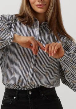DAMES SUMMUM te blouses blouse scattered embrostripe
