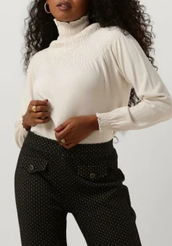 DAMES SUMMUM te tops & t-shirts smocked sweater basic knit