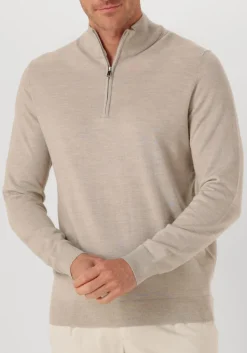 Heren PROFUOMO trui pullover half zip merino