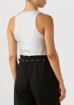 DAMES DANTE6 en top zora metallic logo tanktop