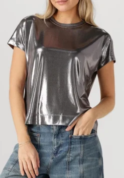 DAMES MOS MOSH en top mmnivola o-neck metallic tee