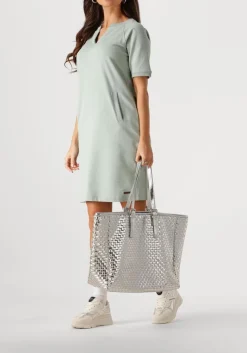 DAMES NÚNOO en núnoo schoudertas maxi shopper braided recycled cool