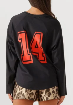 DAMES ALIX THE LABEL e t-shirt ladies knitted raglan longsleeve