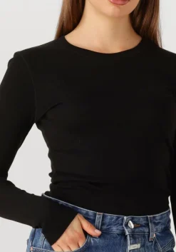 DAMES CLOSED e top crewneck long sleeve