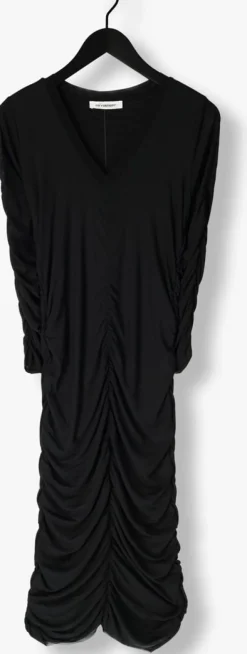 DAMES CO'COUTURE e midi jurk regan cc rust mesh dress