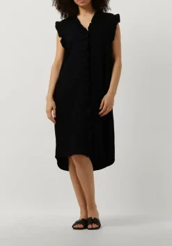 DAMES CO'COUTURE e mini jurk sueda frill dress