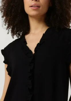 DAMES CO'COUTURE e mini jurk sueda frill dress