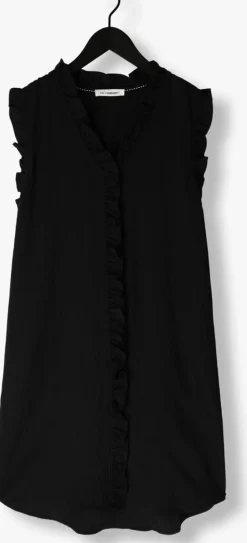 DAMES CO'COUTURE e mini jurk sueda frill dress