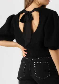 DAMES CO'COUTURE e trui coralie bow rib knit