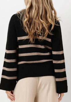 DAMES CO'COUTURE e truien/vesten maja button stripe