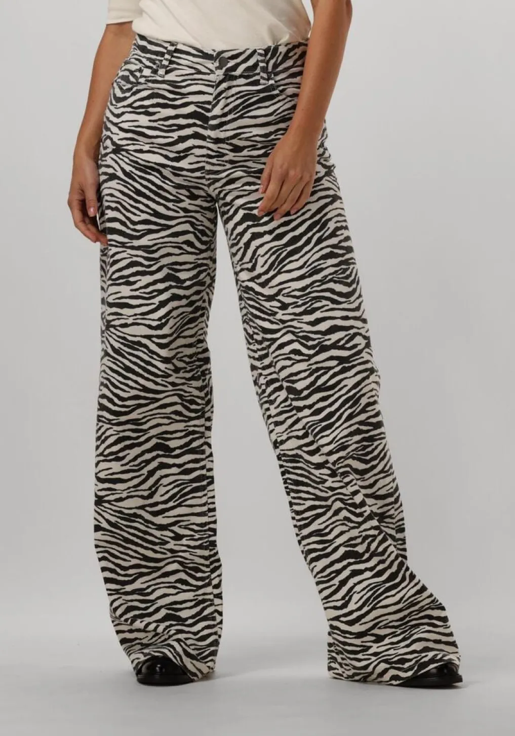 DAMES CO'COUTURE e wide jeans zion zebra wide pant