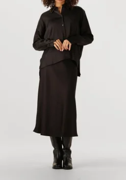 DAMES DRYKORN zwarte midirok ura