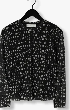 DAMES HAUTE L'AMITIÉ e haute l'amitié top l'amitie mesh ls o-neck