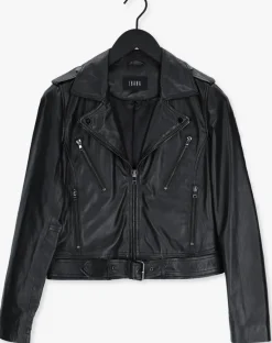 DAMES IBANA e leren jas moss