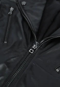 DAMES IBANA e leren jas moss