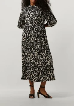 DAMES NOTRE-V e midi jurk satin dress one