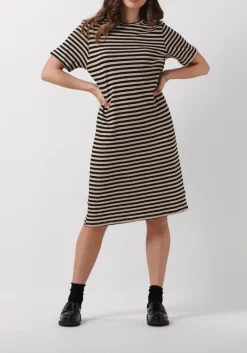 DAMES PENN & INK e midi jurk dress stripe