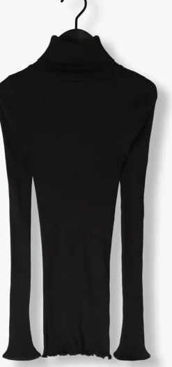 DAMES ROSEMUNDE e coltrui silk t-shirt w/ roller neck