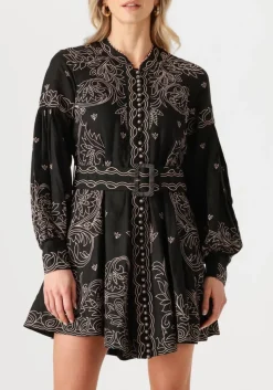 DAMES SCARLETT POPPIES e mini jurk berite short dress