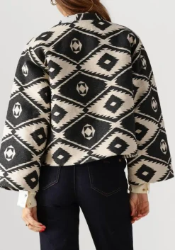 DAMES SUMMUM e jack short round neck jacket geo aztek