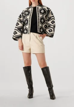 DAMES SUMMUM e jack short round neck jacket geo aztek