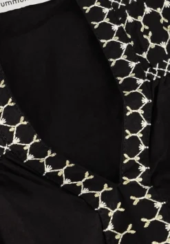 DAMES SUMMUM e top top embroidered cotton poplin