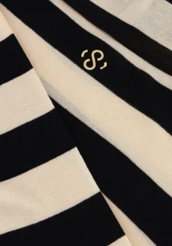 DAMES SUMMUM e tops & t-shirts turtle neck top sheer jersey stripe