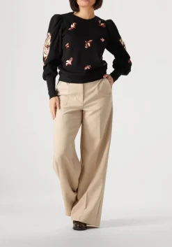 DAMES SUMMUM e trui puff sleeve embellished sweater