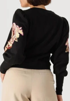 DAMES SUMMUM e trui puff sleeve embellished sweater