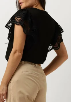 DAMES SUMMUM e t-shirt jersey top tee with lace