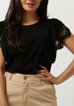 DAMES SUMMUM e t-shirt jersey top tee with lace