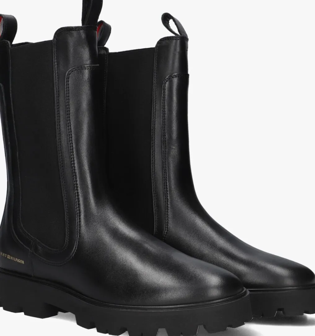 DAMES TOMMY HILFIGER e chelsea boots th lthr mid chelsea