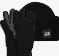 Heren UGG e handschoenen knit beanie and glove set