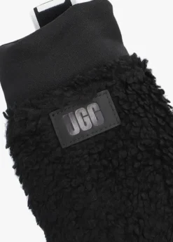 DAMES UGG e handschoenen sherpa mitten w logo tape