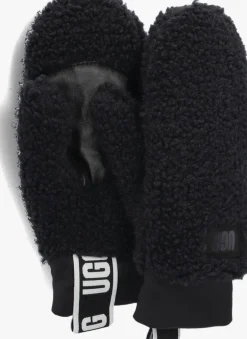 DAMES UGG e handschoenen fluff mitten with logo tape